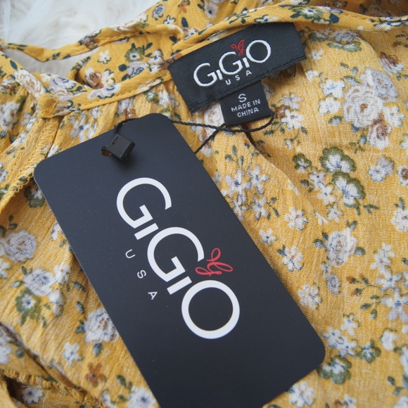 GiGio Floral Wrap Dress Women's Size S Boho NWT - Picture 10 of 10